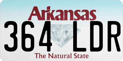 AR license plate 364LDR