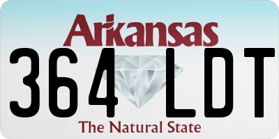 AR license plate 364LDT