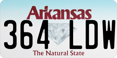 AR license plate 364LDW