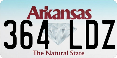 AR license plate 364LDZ