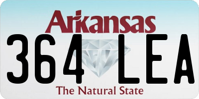 AR license plate 364LEA