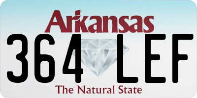AR license plate 364LEF