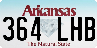 AR license plate 364LHB
