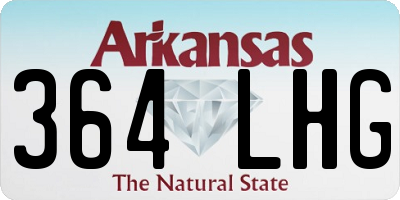 AR license plate 364LHG