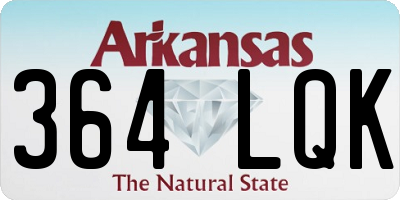 AR license plate 364LQK