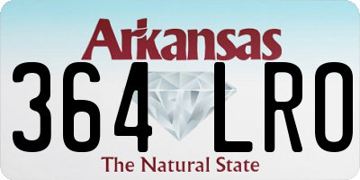 AR license plate 364LRO