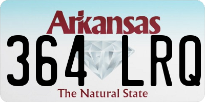 AR license plate 364LRQ