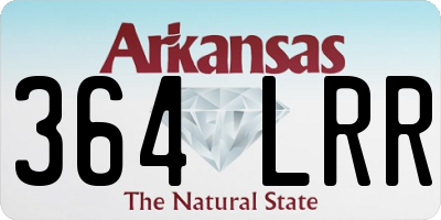 AR license plate 364LRR