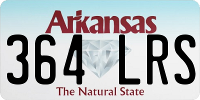 AR license plate 364LRS