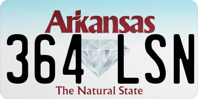 AR license plate 364LSN