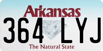 AR license plate 364LYJ