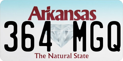 AR license plate 364MGQ