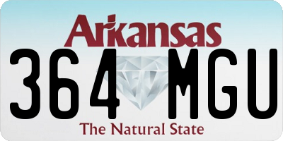 AR license plate 364MGU