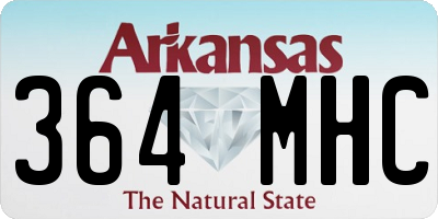 AR license plate 364MHC