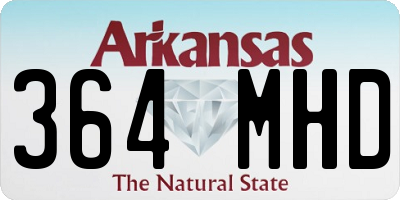 AR license plate 364MHD