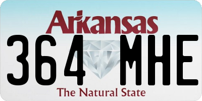 AR license plate 364MHE