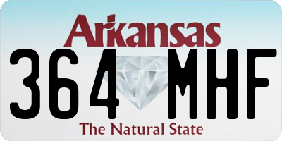 AR license plate 364MHF