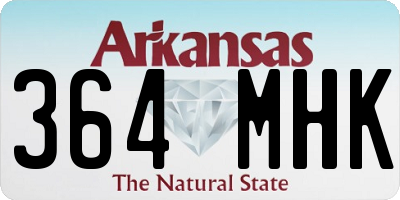 AR license plate 364MHK
