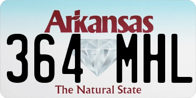 AR license plate 364MHL