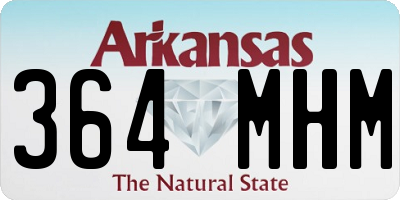 AR license plate 364MHM
