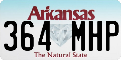 AR license plate 364MHP