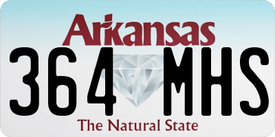 AR license plate 364MHS