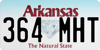 AR license plate 364MHT