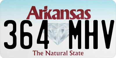 AR license plate 364MHV