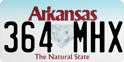 AR license plate 364MHX