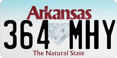 AR license plate 364MHY