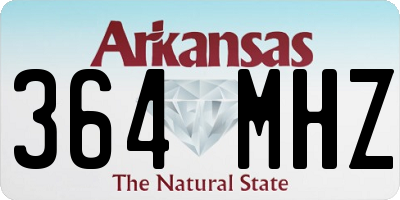 AR license plate 364MHZ