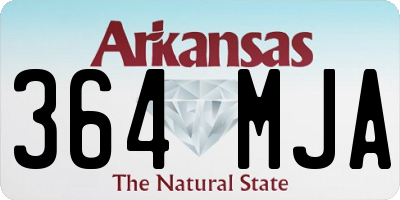 AR license plate 364MJA