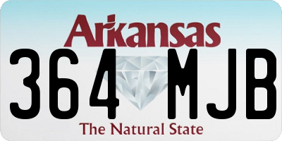 AR license plate 364MJB