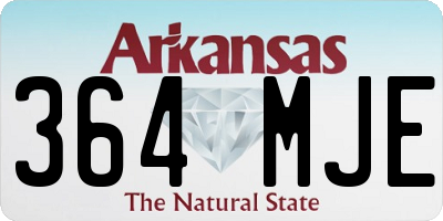 AR license plate 364MJE