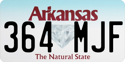 AR license plate 364MJF