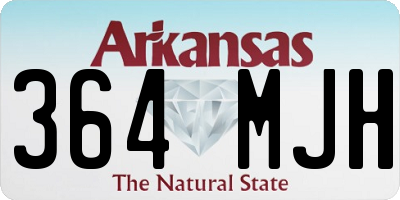 AR license plate 364MJH