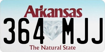 AR license plate 364MJJ