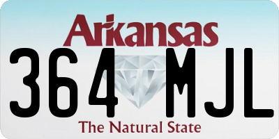AR license plate 364MJL