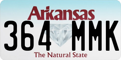AR license plate 364MMK
