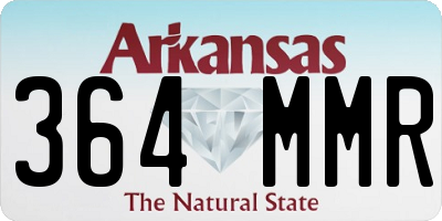 AR license plate 364MMR