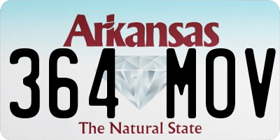 AR license plate 364MOV