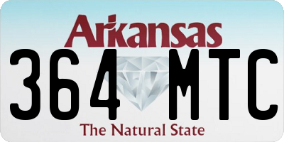 AR license plate 364MTC