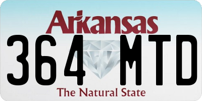 AR license plate 364MTD