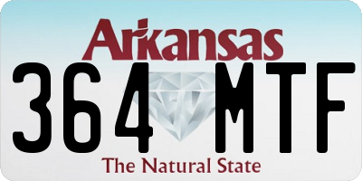 AR license plate 364MTF