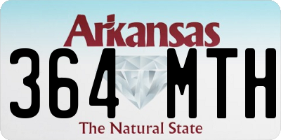 AR license plate 364MTH