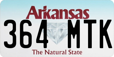 AR license plate 364MTK