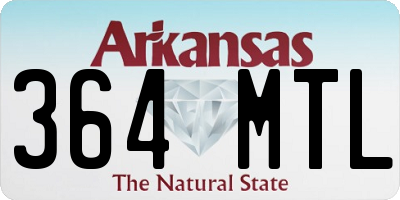 AR license plate 364MTL