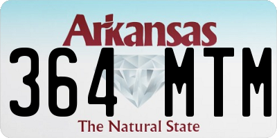 AR license plate 364MTM