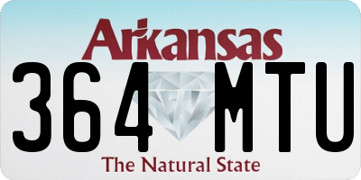 AR license plate 364MTU