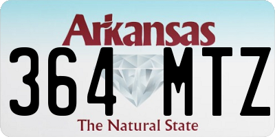 AR license plate 364MTZ